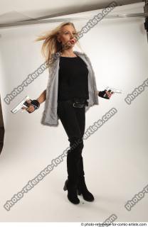 Nikol Action Standing Pose With Guns